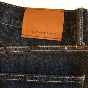 Lucky Brand M 40x32 221 Original Straight Leg Jeans, dark wash